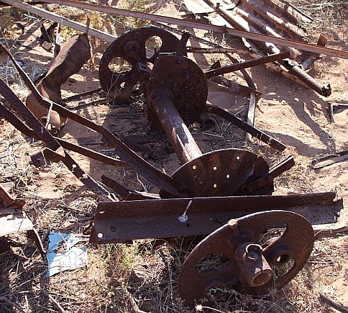 hub of 20ft Steel Wings windmill 